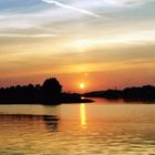 Sonnenuntergang am Rhein - Hernekanal