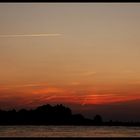 Sonnenuntergang am Rhein in Bislich I