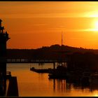 Sonnenuntergang am Rheinsberger See !