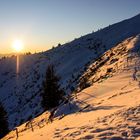 Sonnenuntergang am Riedberger Horn