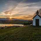 Sonnenuntergang am Riegsee