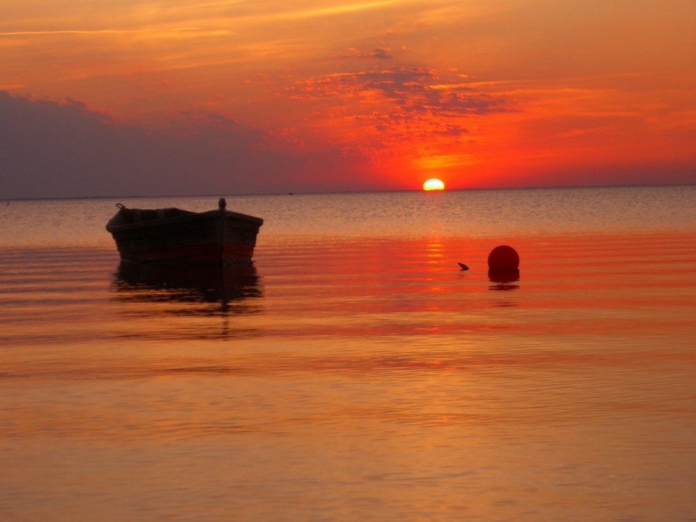 Sonnenuntergang am Ringkoebing Fjiord