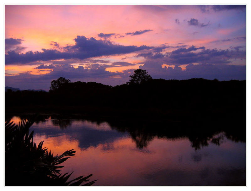 Sonnenuntergang am River Kwai