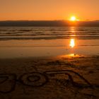 Sonnenuntergang am Rossbeigh Beach, Irland