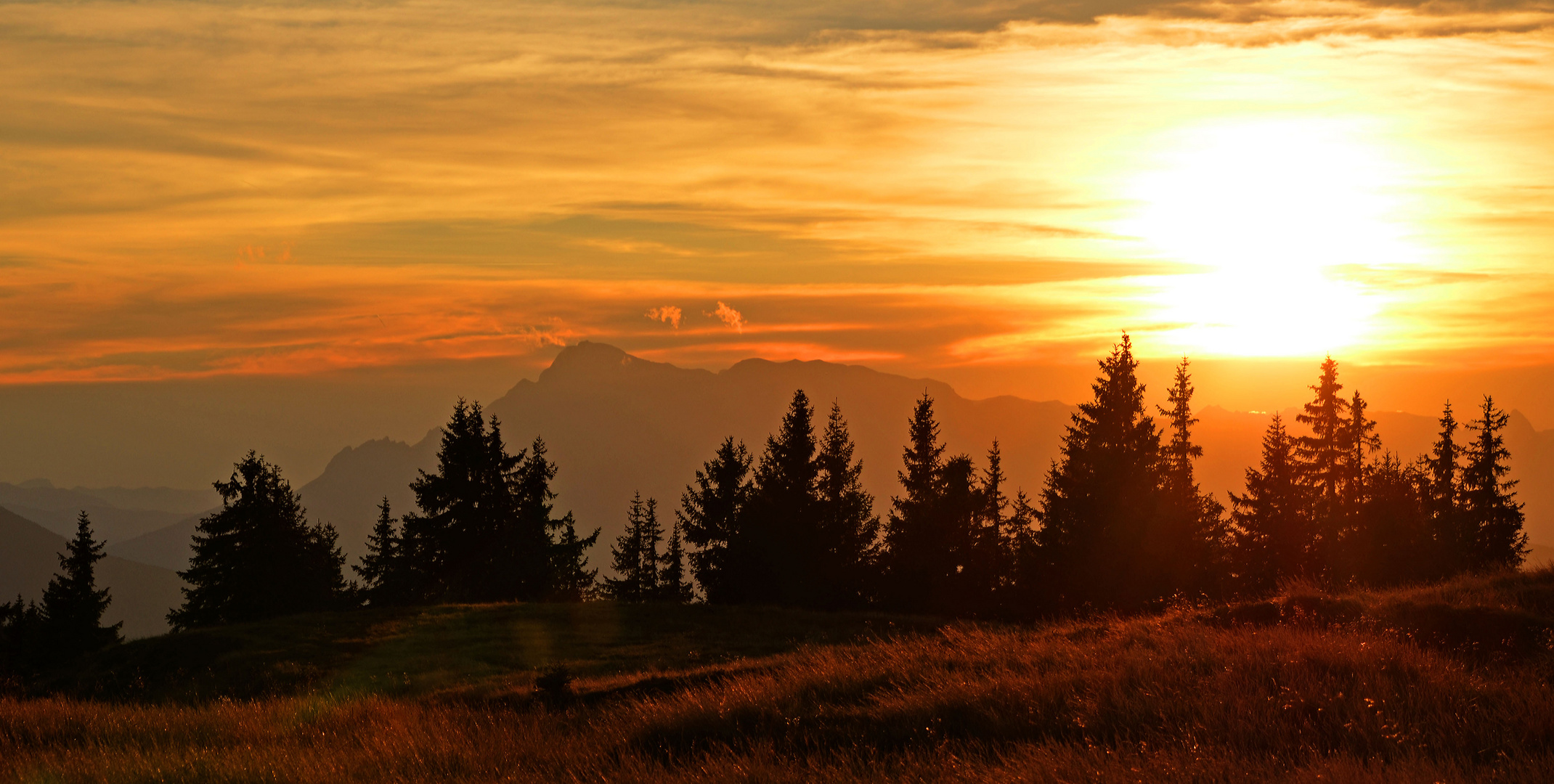 Sonnenuntergang am Rossbrand - Radstadt - Salzburg II