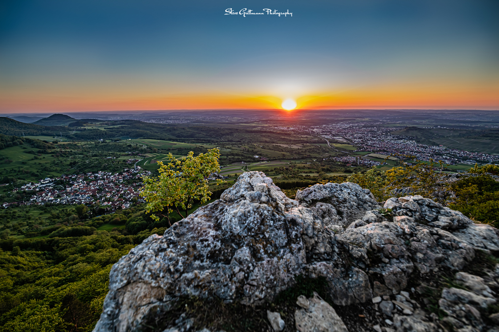 Sonnenuntergang am Roßfels