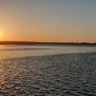 Sonnenuntergang am roten Meer