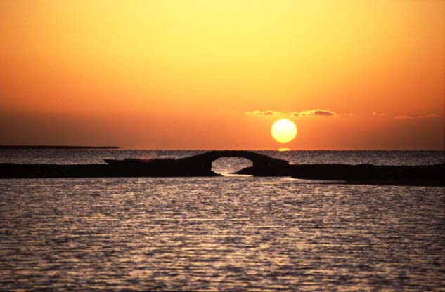 Sonnenuntergang am Roten Meer