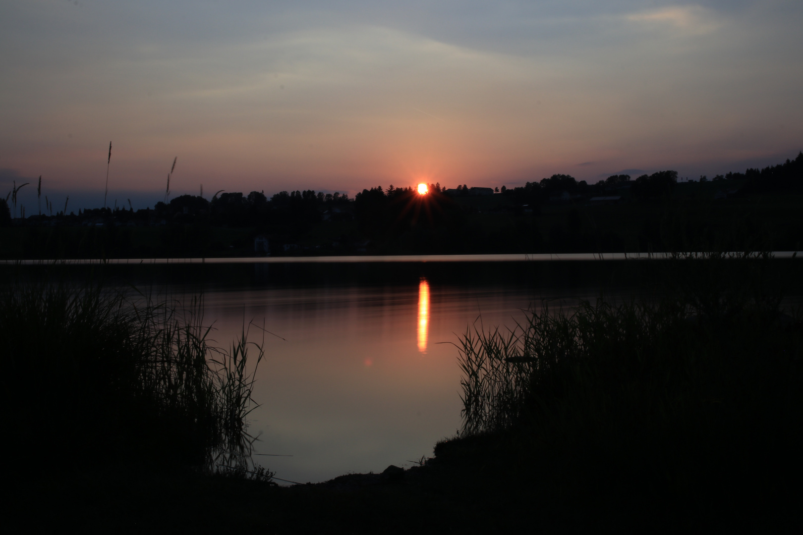 Sonnenuntergang am Rottachsee