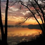 Sonnenuntergang am Ruhrstausee