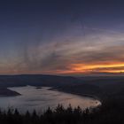 Sonnenuntergang am Rursee