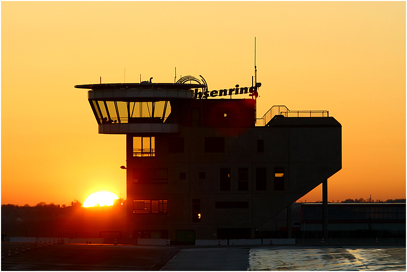 Sonnenuntergang am Sachsenring