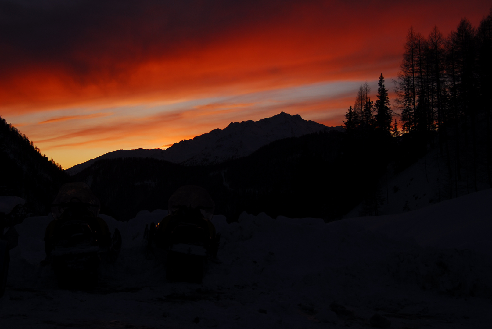 Sonnenuntergang am Sadnighaus / Astental