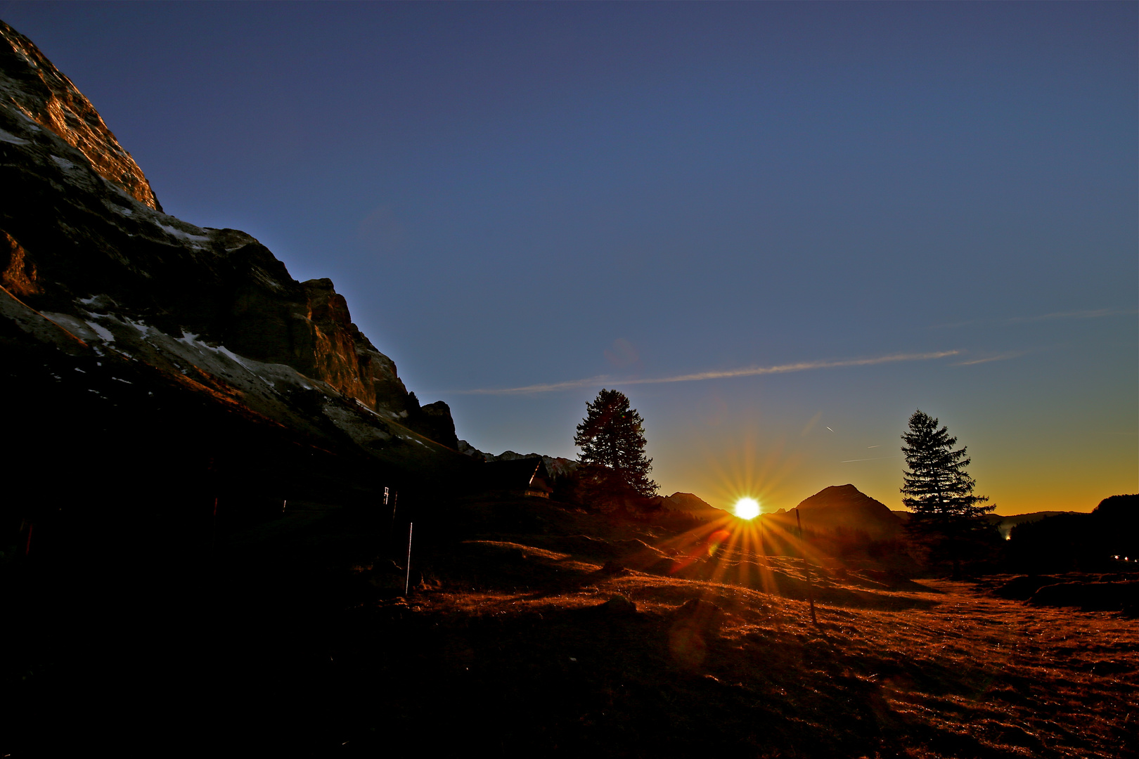 Sonnenuntergang am Säntis