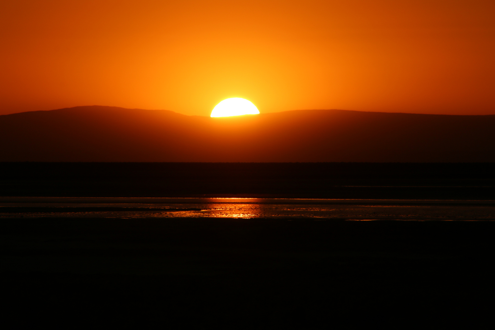 Sonnenuntergang am Salar de Atacama