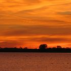 Sonnenuntergang am Salzhaff mit Blick zur Insel Poel Bild 2