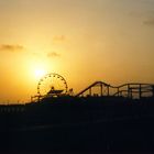 Sonnenuntergang am Santa Monica Pier