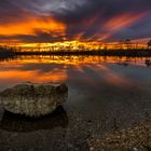 Sonnenuntergang am Sattlinger Weiher