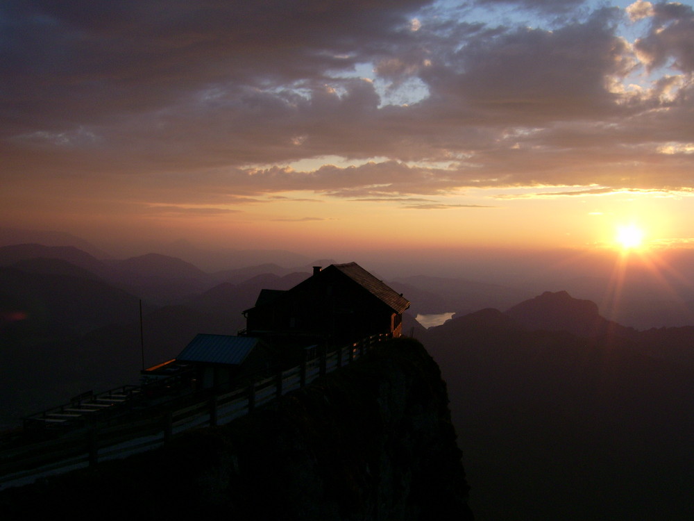 Sonnenuntergang am Schafberg