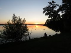 Sonnenuntergang am Scharmützelsee