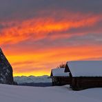 SONNENUNTERGANG AM SCHLERN