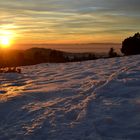 Sonnenuntergang am Schliffkopf