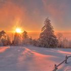 Sonnenuntergang am Schliffkopf