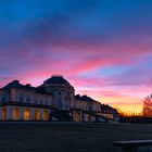 Sonnenuntergang am Schloss