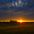 Sonnenuntergang am Schloss Hartenfels