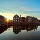 Sonnenuntergang am Schloss Nordkirchen