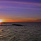 Sonnenuntergang am Schönberger Strand im Juni 2019 