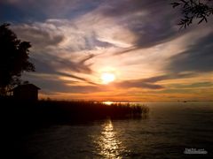 Sonnenuntergang am schwäbischen Meer