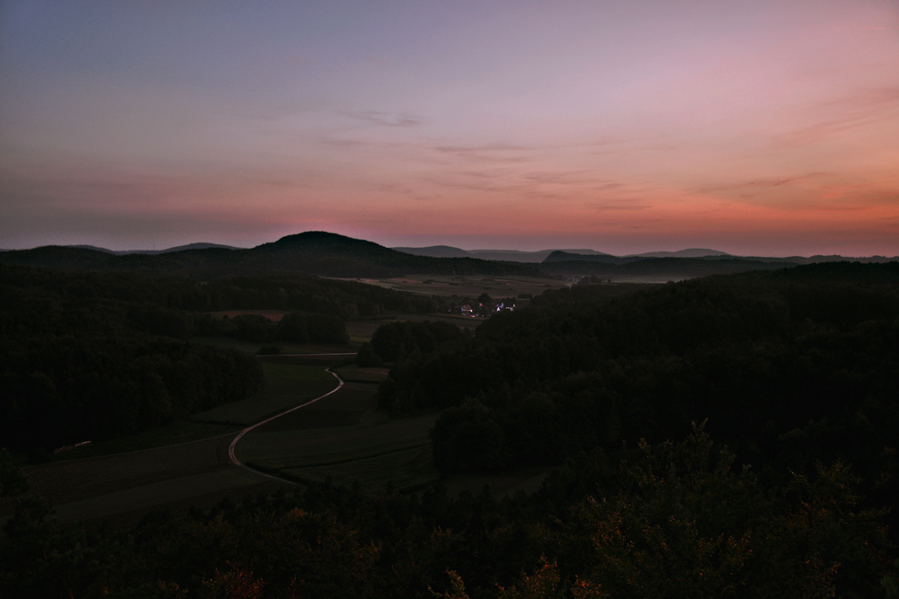 Sonnenuntergang am Schwarzen Brand