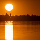 Sonnenuntergang am Schweriner See