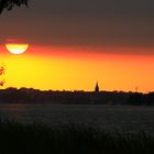 Sonnenuntergang am Schweriner See