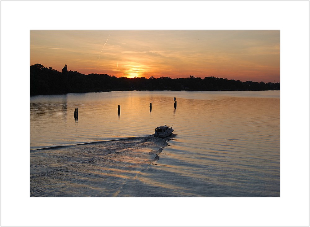 Sonnenuntergang am Schwielowsee