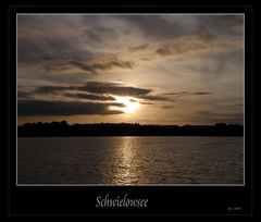 Sonnenuntergang am Schwielowsee