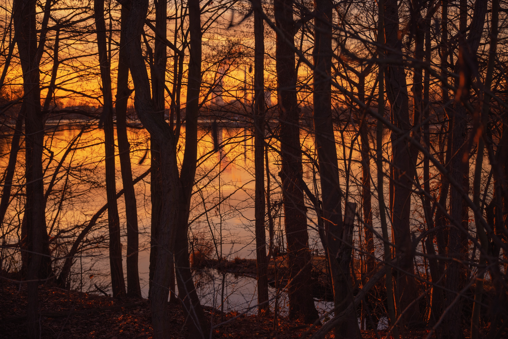 Sonnenuntergang am See