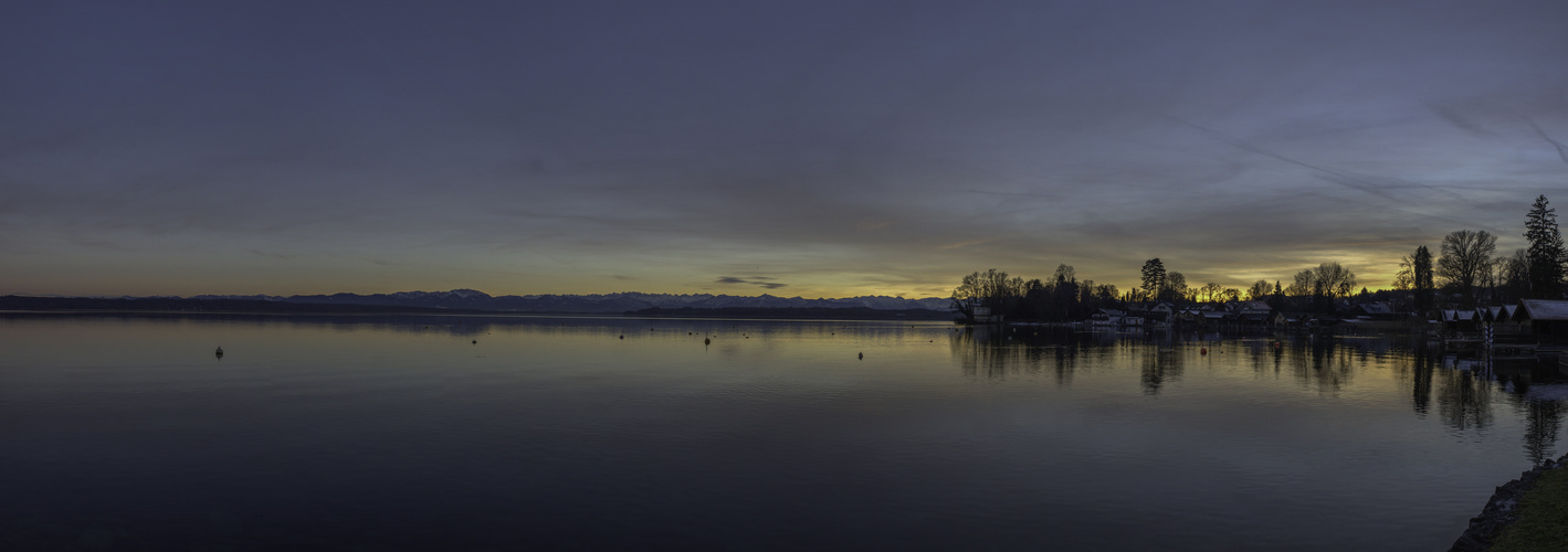 Sonnenuntergang am See