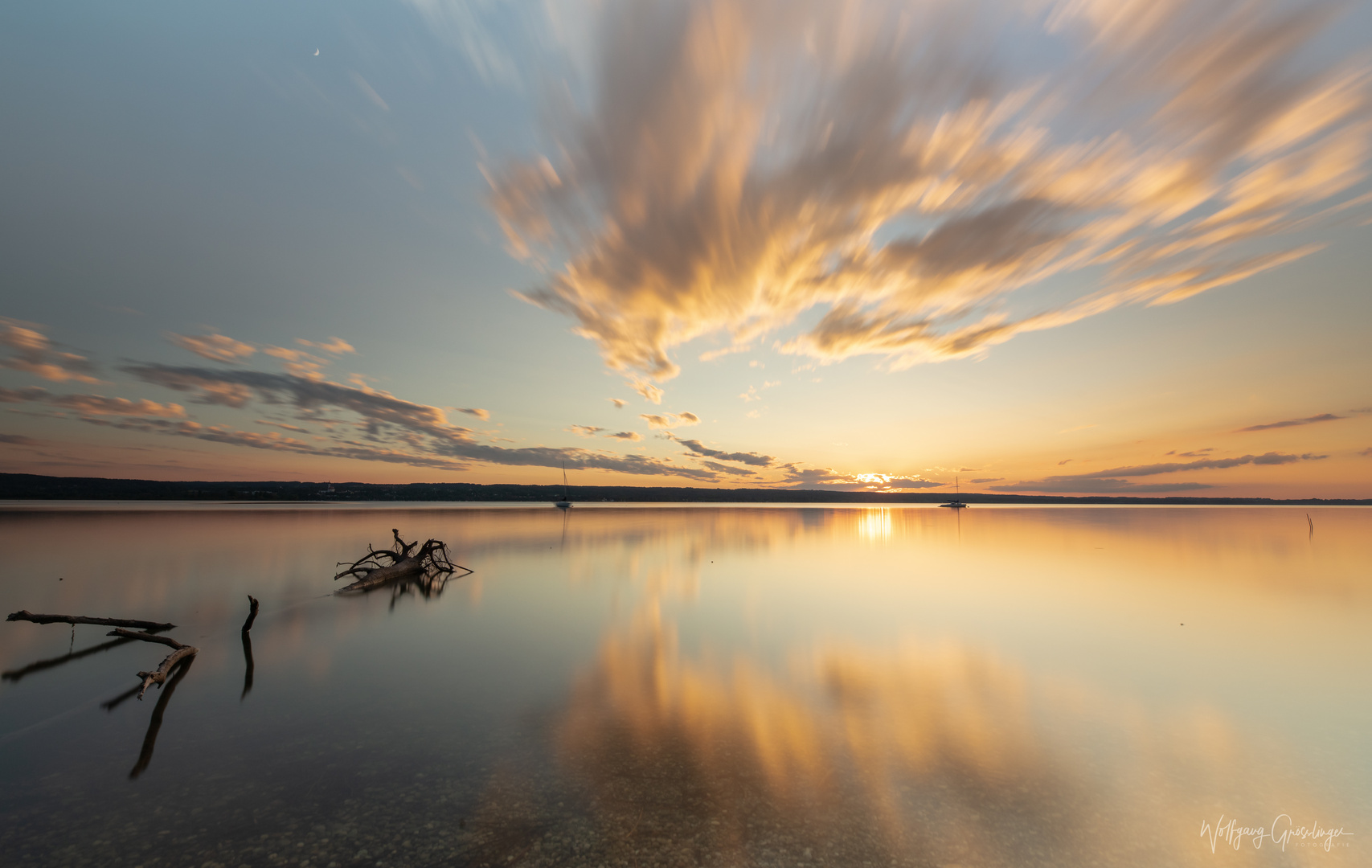 Sonnenuntergang am See