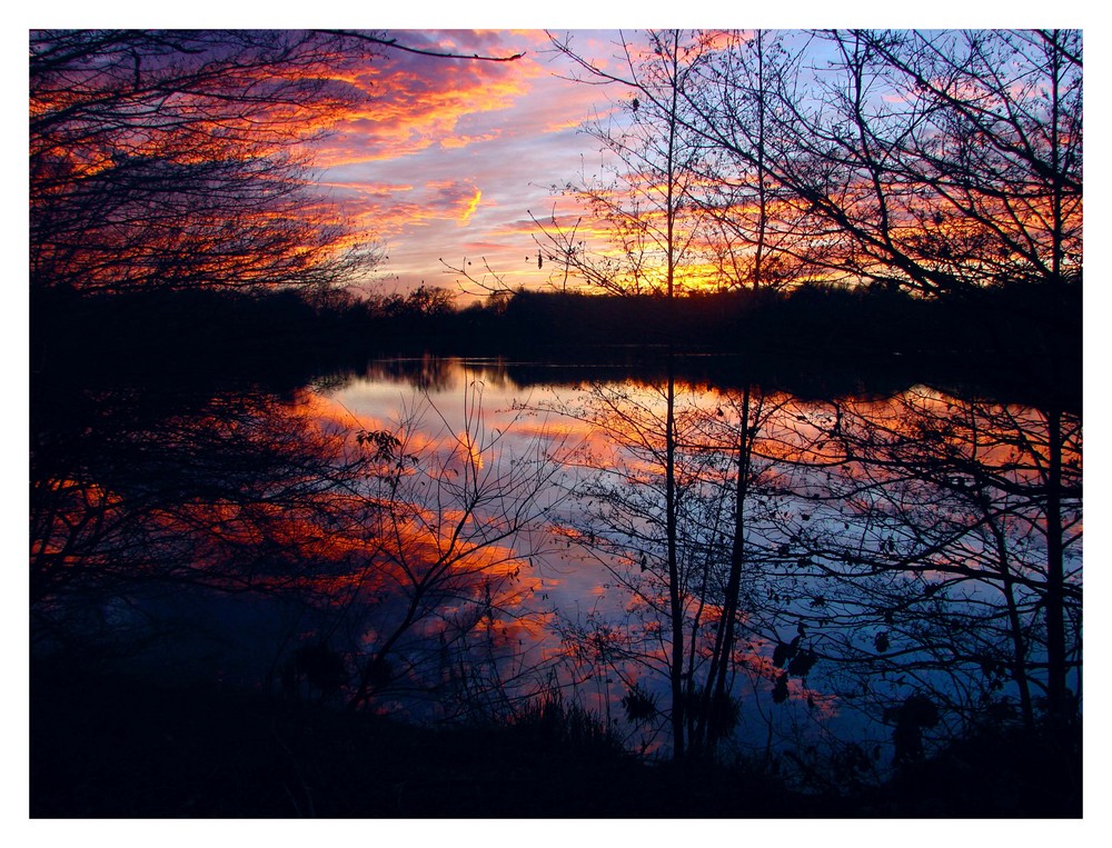 Sonnenuntergang am See