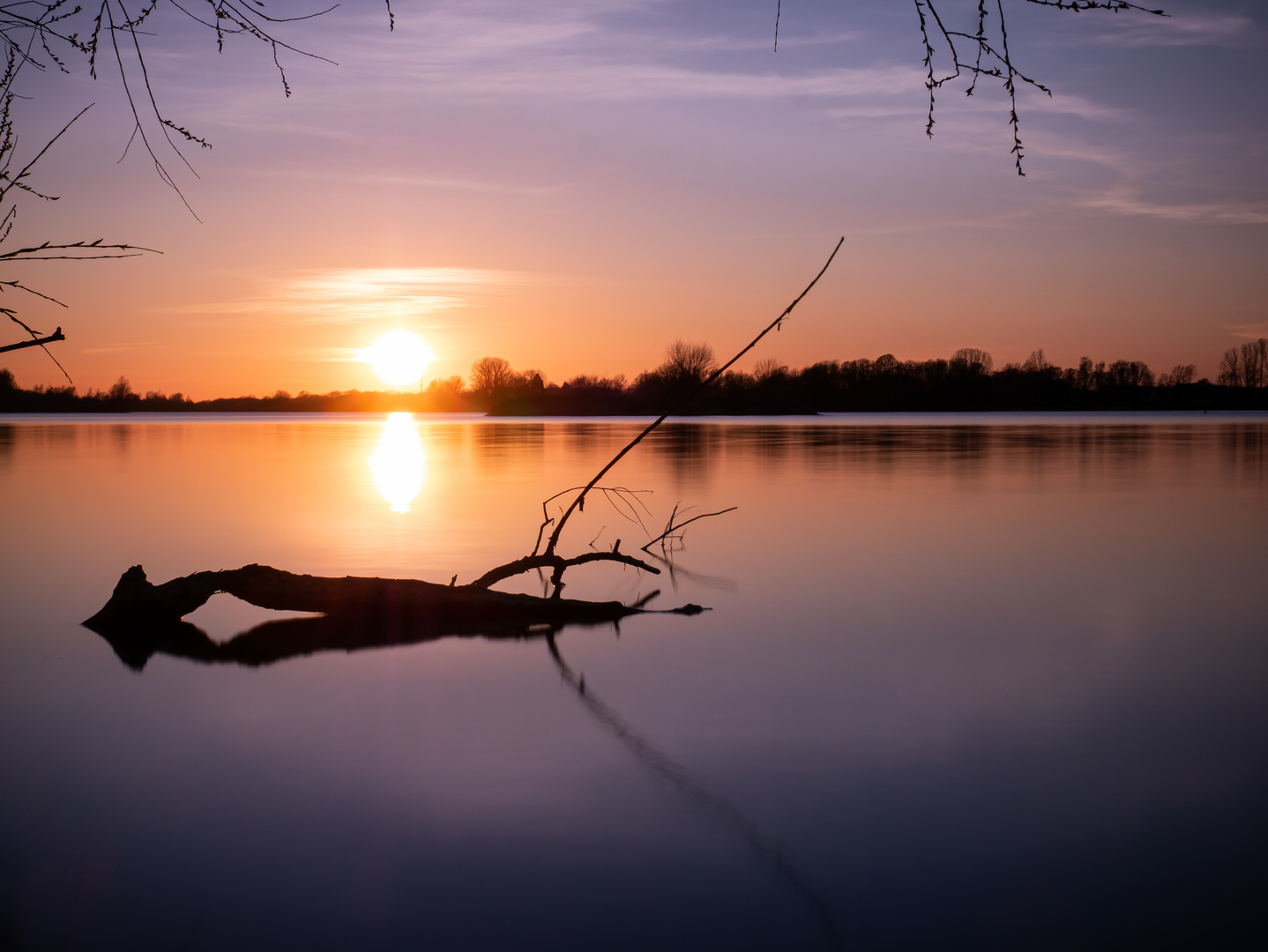 Sonnenuntergang am See