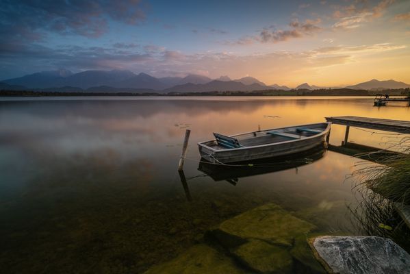 Sonnenuntergang am See