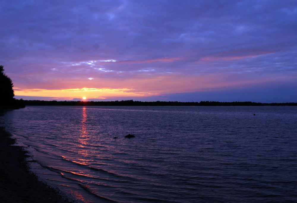 Sonnenuntergang am See