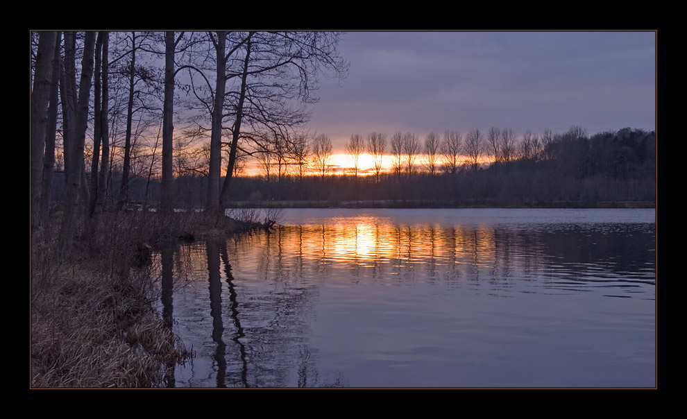 Sonnenuntergang am See