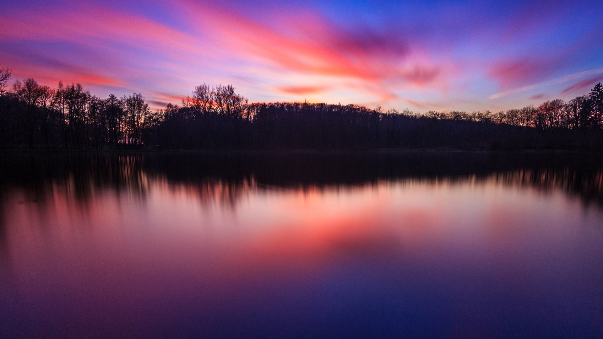 Sonnenuntergang am See