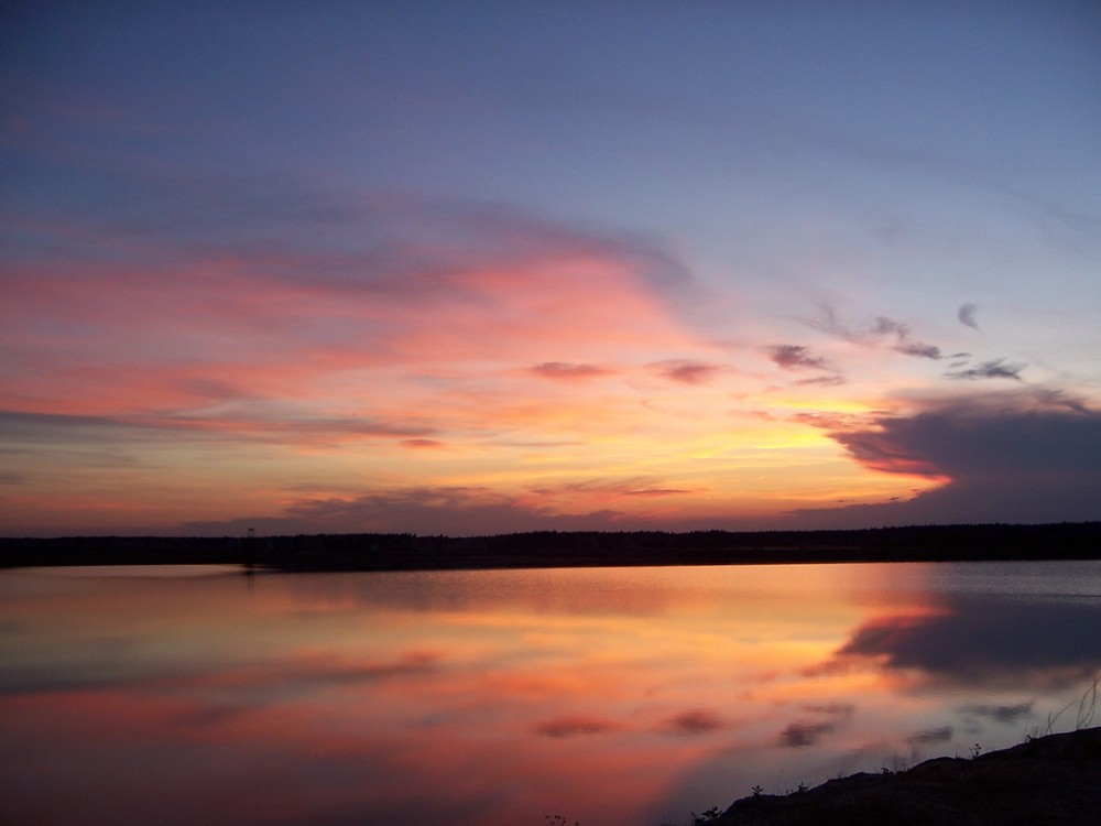 Sonnenuntergang am See 1.6