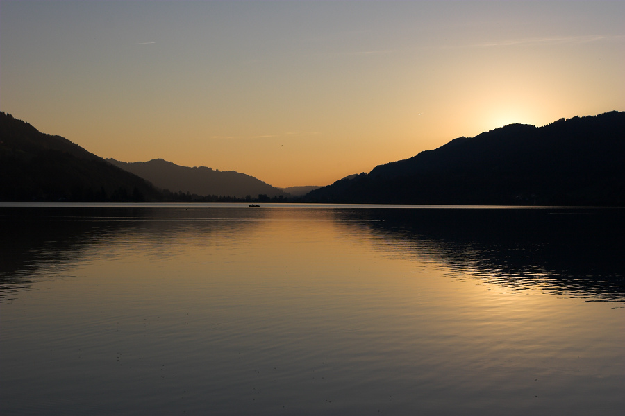 Sonnenuntergang am See