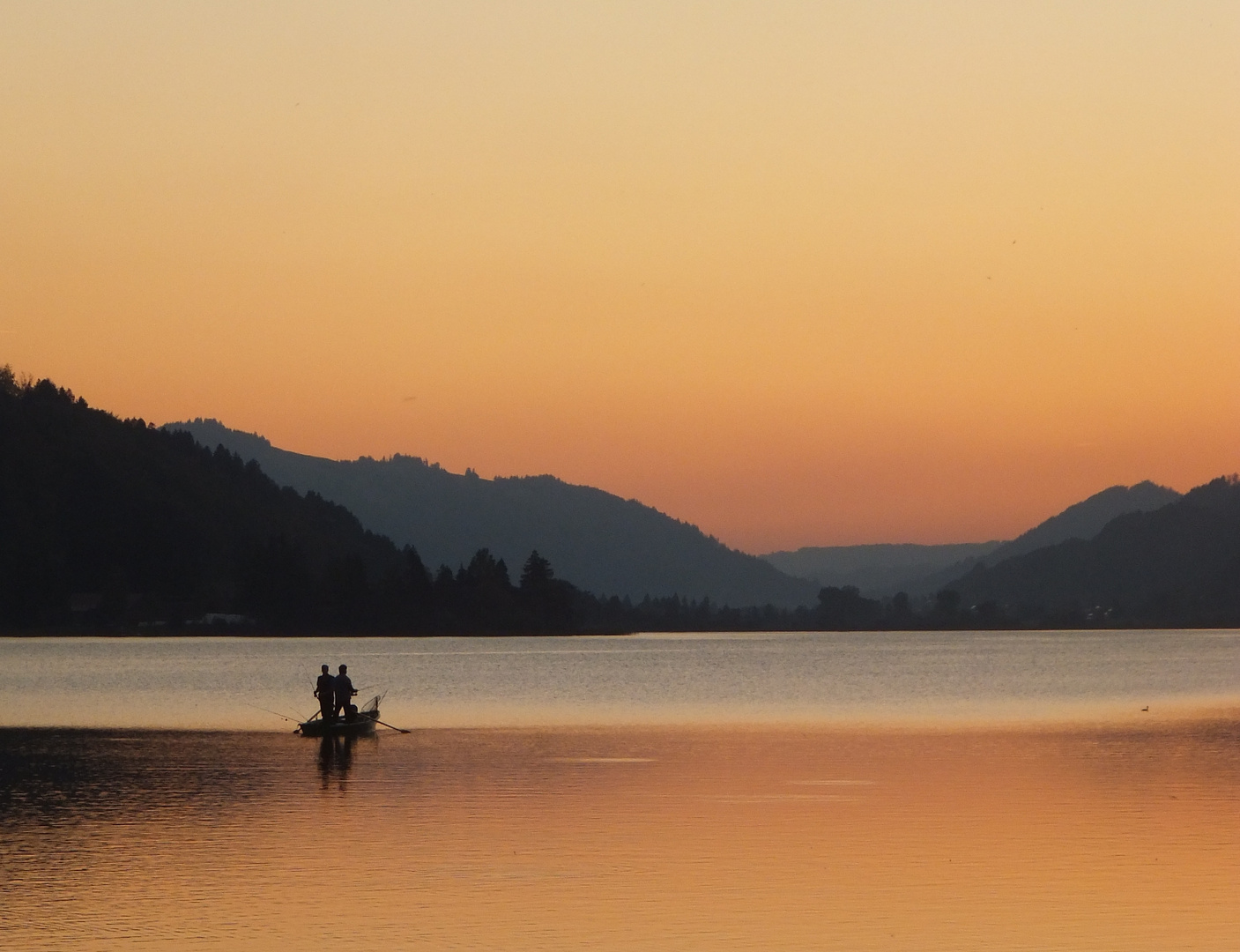 Sonnenuntergang am See