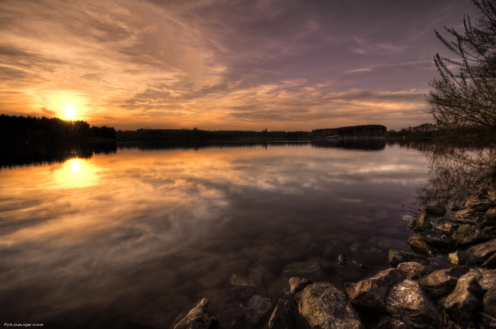 Sonnenuntergang am See